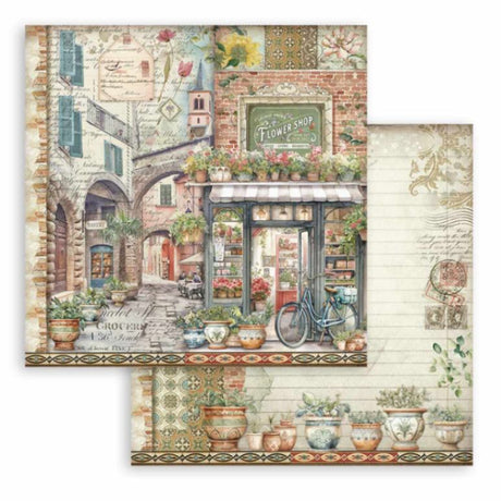 Scrapbooking Paper - Double-Sided - Art of Traveling