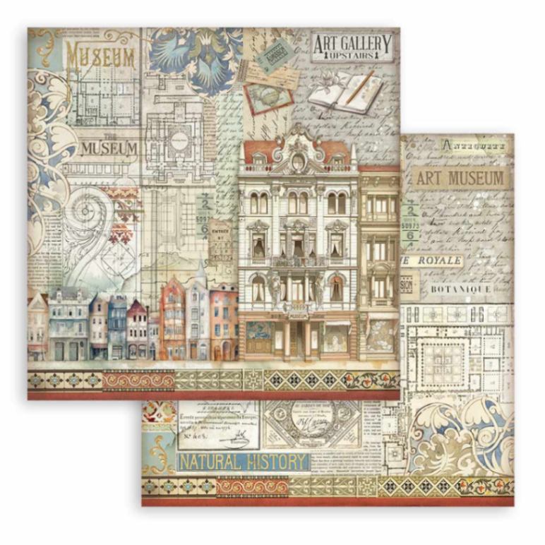 Scrapbooking Paper - Double-Sided - Art of Traveling