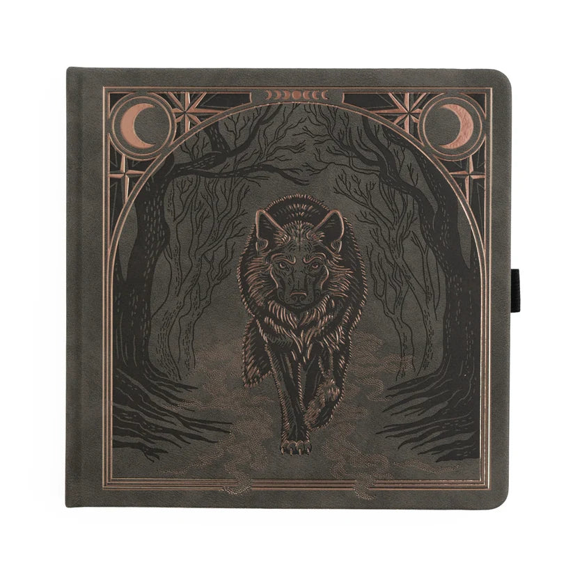 Dotted Notebook SQ - Wolf in the Night