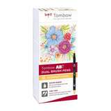 Förpackning med ABT Dual brush pen 18-pack - Secondary colors från Tombow - Tidformera