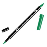 ABT Dual Brush pen - 245 Sap green - Grön penselpenna - Tombow - Tidformera