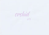Handskriven text med ordet "orchid" i orkidélila färg, skriven med ABT Dual Brush Pen i nyansen 673 Orchid.