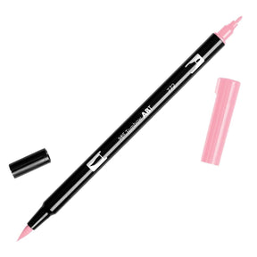 ABT Dual Brush pen - 772 Dusty rose - Dämpad rosa penselpenna - Tombow - Tidformera