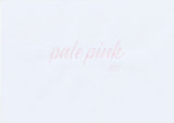 Handskriven text med orden "pale pink" i blek rosa färg, skriven med ABT Dual Brush Pen i nyansen 800 Pale Pink.