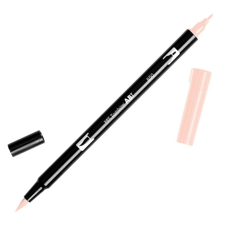 ABT Dual Brush pen - 850 Light apricot - Ljus aprikosfärgad penselpenna - Tombow - Tidformera