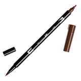 ABT Dual Brush pen - 899 Redwood - Brun penselpenna - Tombow - Tidformera