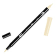 ABT Dual Brush pen - 990 Light sand - Mild sandfärgad penselpenna - Tombow - Tidformera