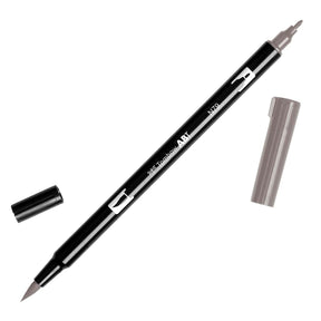 ABT Dual Brush pen - N79 Warm gray 2 - Varm grå penselpenna - Tombow - Tidformera