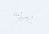 Handskriven text "cool grey 1" i kall grå färg, skriven med ABT Dual Brush Pen i nyansen N95 Cool Grey 1.