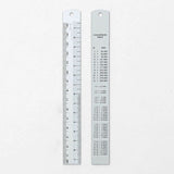 Aluminum Ruler White 15 cm - 3 - Hightide - Tidformera