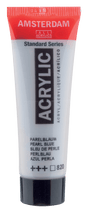 Liten tub med pärlblå Amsterdam Akrylfärg 20 ml 820 - Pearl Blue från Royal Talens - Tidformera