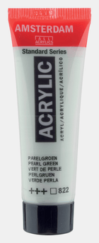 Liten tub med grön Amsterdam Akrylfärg 20 ml 822 Pearl green från Royal Talens - Tidformera