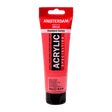 Liten tub med röd Amsterdam Akrylfärg 20 ml 832 Metallic Red från Royal Talens - Tidformera