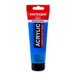 Liten tub med blå Amsterdam Akrylfärg 20 ml 834 Metallic Blue från Royal Talens - Tidformera