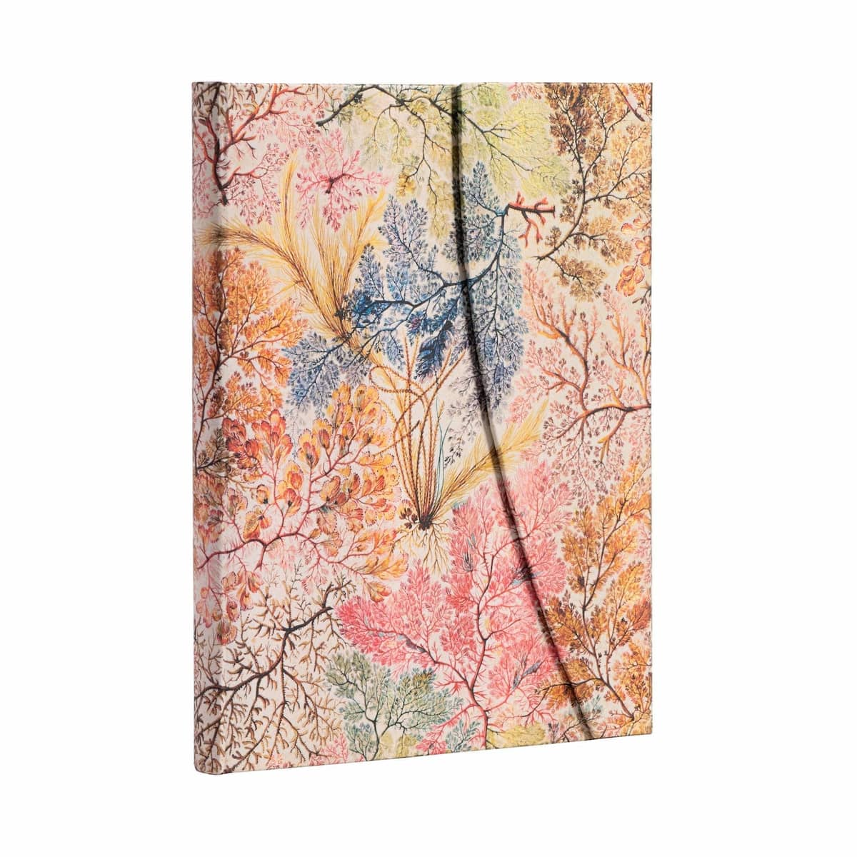 Anteckningsbok Anemone Ultra Linjerad Hård pärm Wrap från Paperblanks. Skrivbok med mönster med växter i flera olika färger.