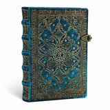 Anteckningsbok Azure - Mini Linjerad Hård pärm Knäppe - 2 - Paperblanks - Tidformera