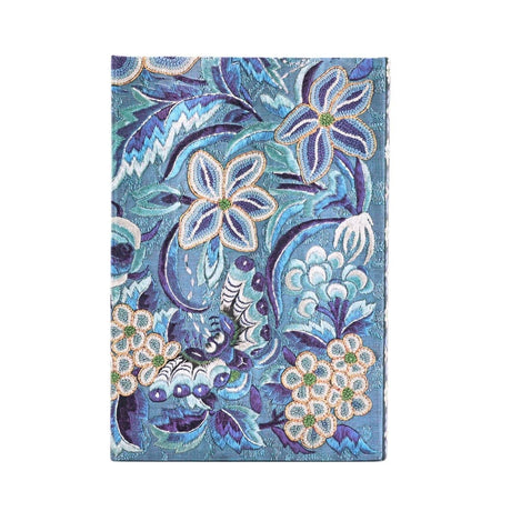 Anteckningsbok Blue Willow - Mini Wrap Linjerad - 4 - Paperblanks - Tidformera