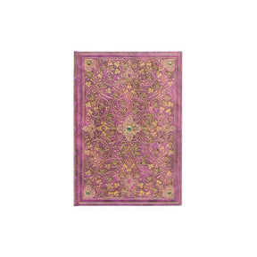 Rosa Anteckningsbok Diamond Jubilee Midi Linjerad Bok har detaljrik mönster på pärmen och kommer från Paperblanks - Tidformera
