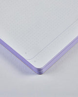 Anteckningsbok Graphic L Light Dotted - Trance lilac - 2 - Nuuna - Tidformera