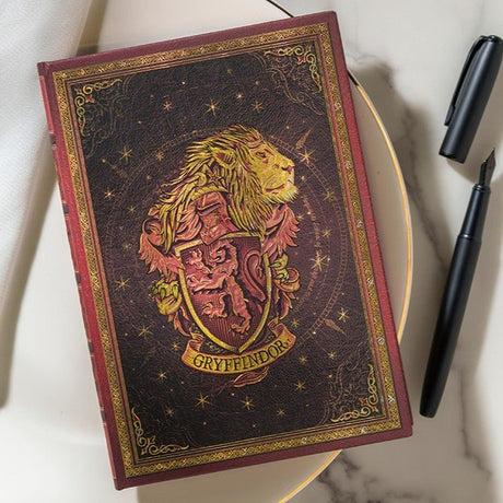 Anteckningsbok Harry Potter - Gryffindor - Midi Olinjerad - 5 - Paperblanks - Tidformera