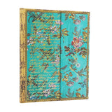Turkos anteckningsbok Jane Austen Persuasion - Ultra Olinjerad Wrap från Paperblanks.  - Tidformera