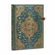 Turkos anteckningsbok Turquoise Chronicles - Midi Linjerad Hård pärm Knäppe från Paperblanks - Tidformera