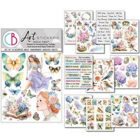 Art stickers 14 x 12 10 - pack - Daydreams - 1 - Ciao Bella - Tidformera