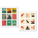 Art stickers 14 x 12 10 - pack - Faraway mail - 4 - Ciao Bella - Tidformera