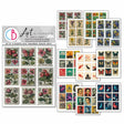 Art stickers 14 x 12 10 - pack - Faraway mail - 1 - Ciao Bella - Tidformera