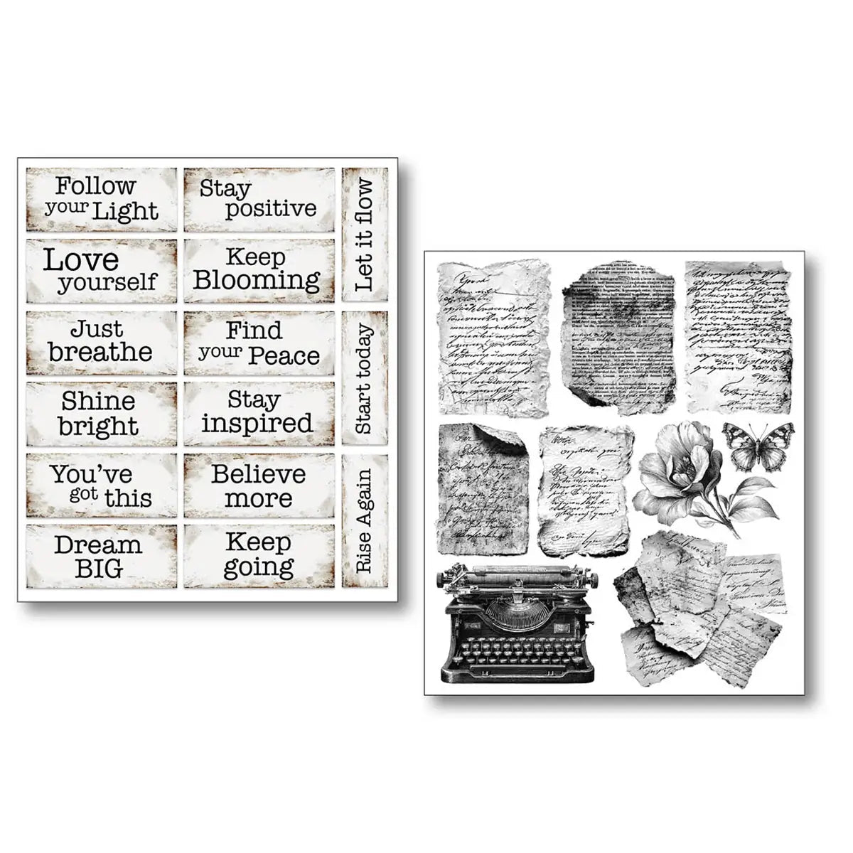 Art stickers 14 x 12 10 - pack - Lithographs - 6 - Ciao Bella - Tidformera