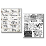 Art stickers 14 x 12 10 - pack - Lithographs - 6 - Ciao Bella - Tidformera