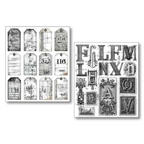 Art stickers 14 x 12 10 - pack - Lithographs - 3 - Ciao Bella - Tidformera