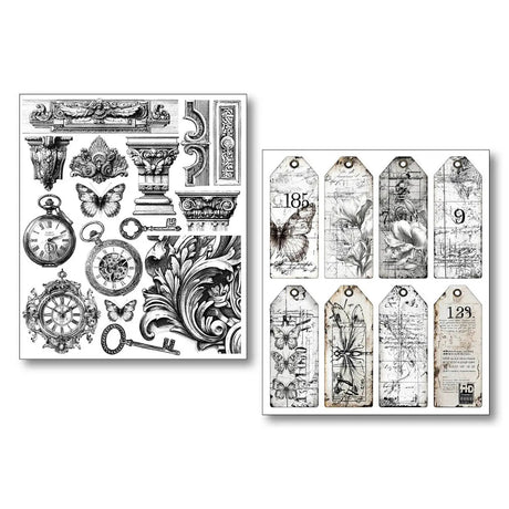 Art stickers 14 x 12 10 - pack - Lithographs - 5 - Ciao Bella - Tidformera