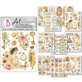 Art stickers 14 x 12 10 - pack - Reminder - 1 - Ciao Bella - Tidformera