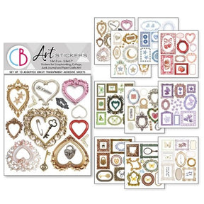 Art stickers 14 x 12 10 - pack - Whisper frames - 1 - Ciao Bella - Tidformera
