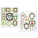 Art stickers 14 x 12 10 - pack - Whisper frames - 4 - Ciao Bella - Tidformera
