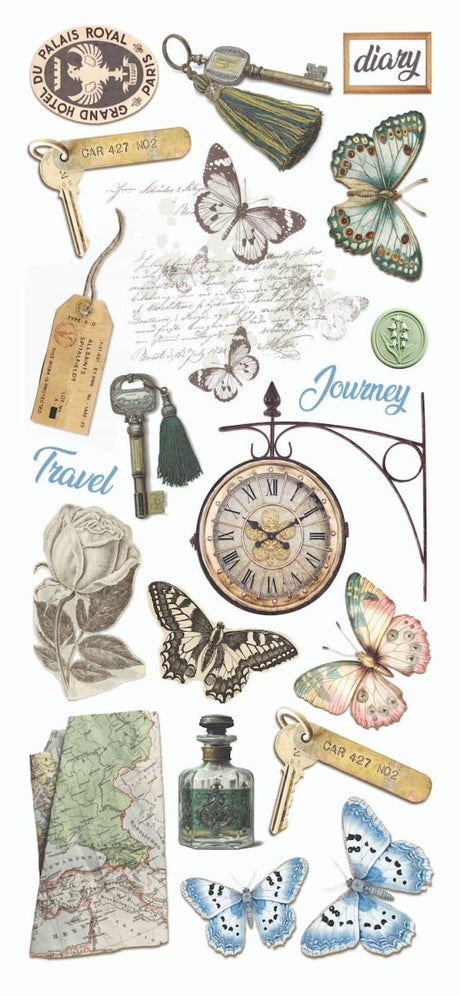 Art stickers 5 - pack - Eastern Journey - 2 - Ciao Bella - Tidformera