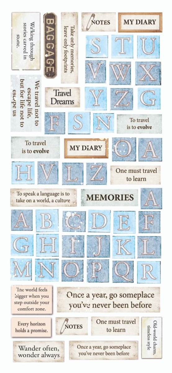 Art stickers 5 - pack - Eastern Journey - 4 - Ciao Bella - Tidformera