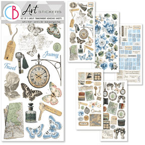 Art stickers 5 - pack - Eastern Journey - 1 - Ciao Bella - Tidformera