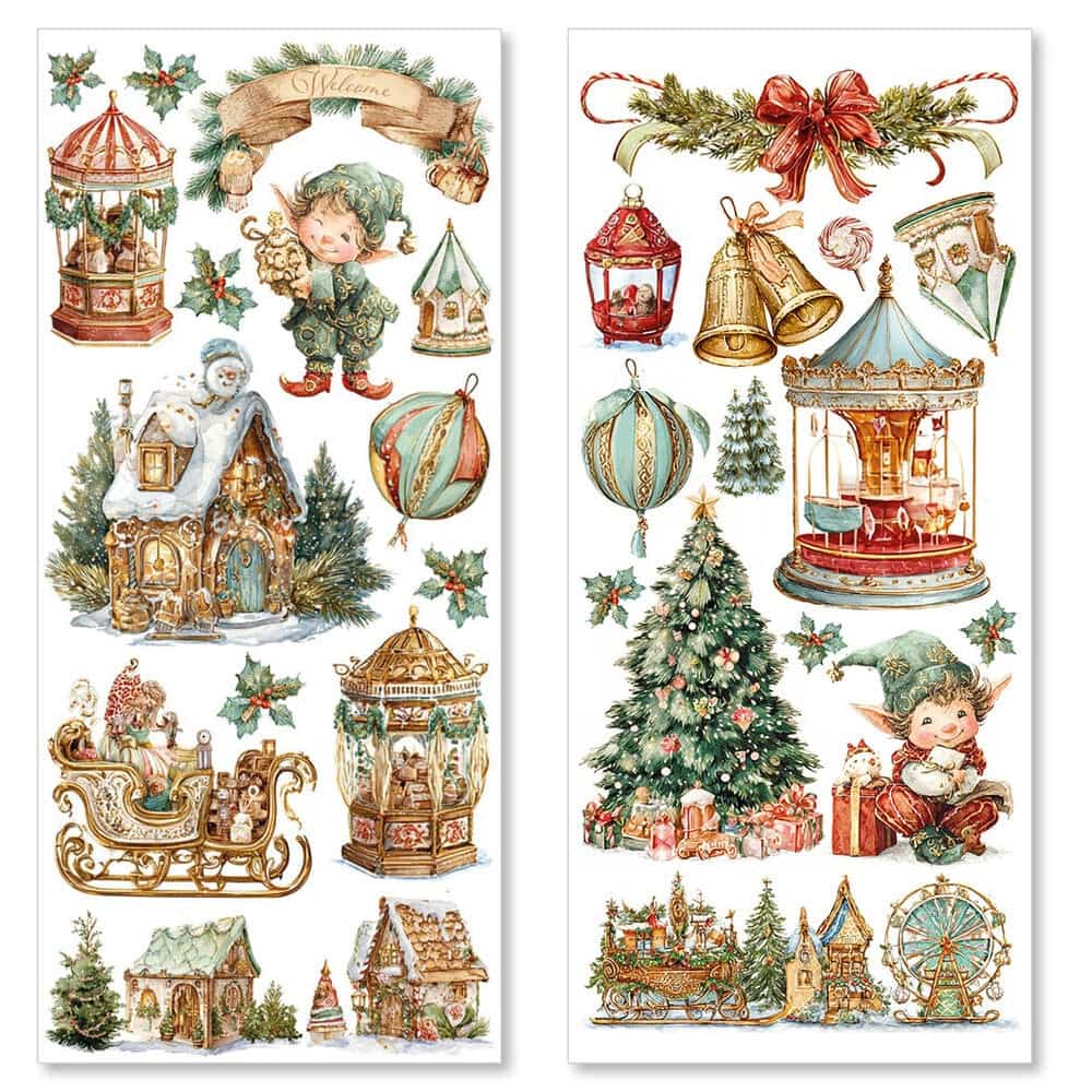 Art stickers 5 - pack - The Jolly Elfs - 2 - Ciao Bella - Tidformera