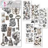 Art stickers 5 - pack - Typographic - 1 - Ciao Bella - Tidformera