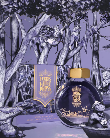 Bläckflaska 38 ml - Bayou Berry Mist - 5 - Ferris Wheel Press - Tidformera