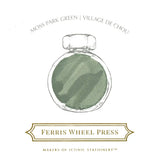 Bläckflaska 38 ml - Moss Park Green - 2 - Ferris Wheel Press - Tidformera