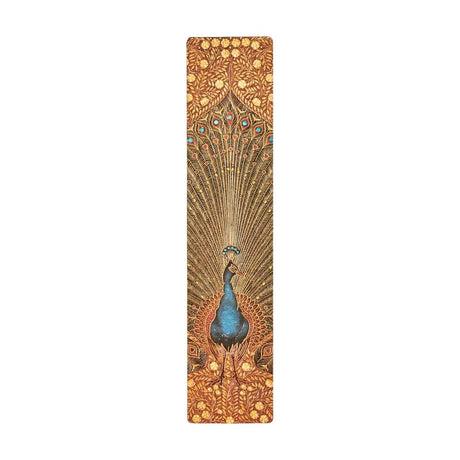 Bokmärke Paperblanks - Hafiz's Peacocks från Paperblanks med en påfågel på  - Tidformera