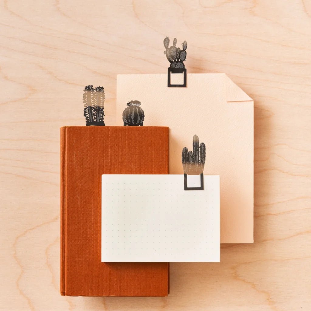 Bookmarks Page Markers - Cactus - 3 - Another Studio UK - Tidformera