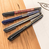 Brush pen WF Svarta penselpennor - WF1 Fine - 2 - Zebra - Tidformera