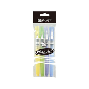 BrusH2O Vattentankpenslar 4 st - 1 - ZIG Kuretake - Tidformera