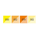 Brushables Brush pen 4 - pack - Yellow - 2 - ZIG Kuretake - Tidformera