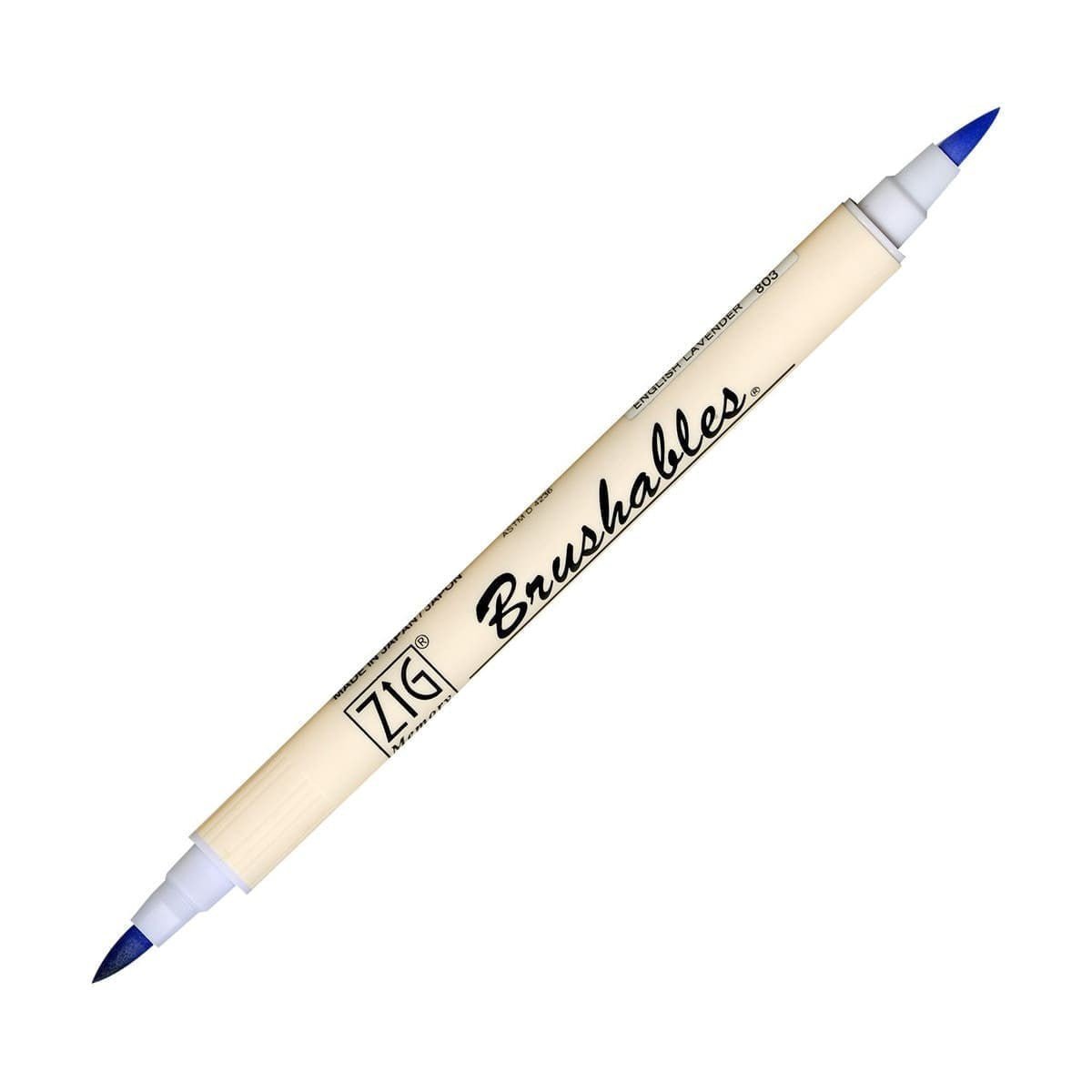 Brushables Brush pen 6 - pack - Pastel - 3 - ZIG Kuretake - Tidformera