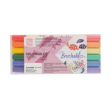 Brushables Brush pen 6 - pack - Vivid - 1 - ZIG Kuretake - Tidformera